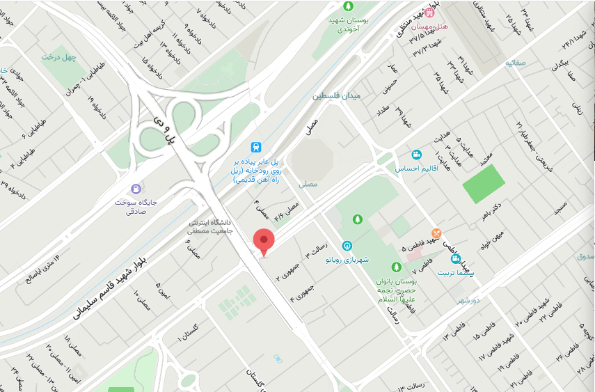 موقعیت رستوران